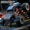 Машинка на радиоуправлении JJRC C8811 1:20 Black — монстр-трак 4WD с бесколлекторным двигателем, металлической трансмиссией, LED-фарами, до 45 км/ч, до 15 минут, до 100 м